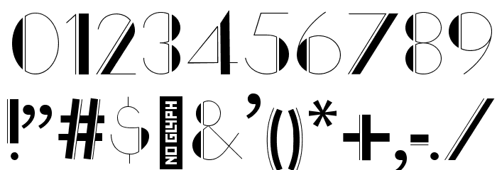 Miss 20 Regular Font OTHER CHARS
