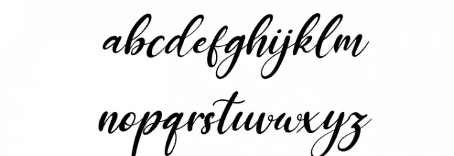 Miss Amalia Italic خط أحرف صغيرة