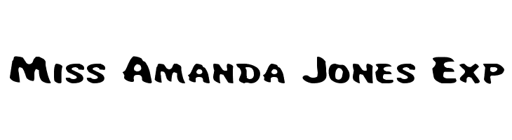 Miss Amanda Jones Exp  baixar fontes gratis