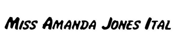 Miss Amanda Jones Ital  Descarca Fonturi Gratis