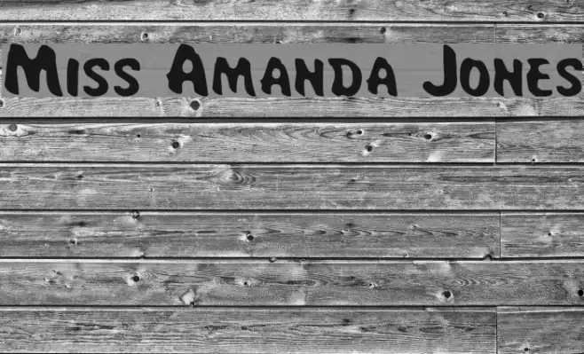 Miss Amanda Jones Example 1