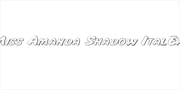 Miss Amanda Shadow ItalExp Logo