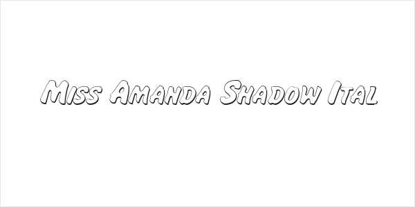 Miss Amanda Shadow Ital Logo
