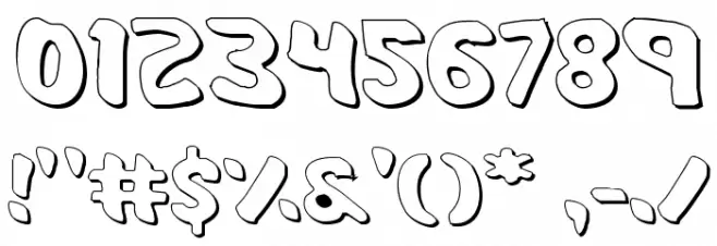 Miss Amanda Shadow Font OTHER CHARS