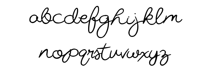 Miss Beautiful Bold Bold Font LOWERCASE