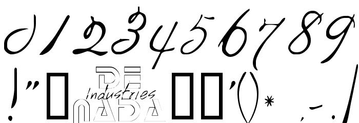 Miss Brooks Schriftart Anderer Schreiben