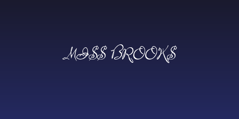 Miss Brooks Social Header