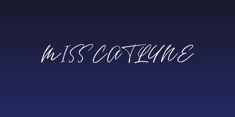 Miss Catlyne Social Header