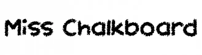 Miss Chalkboard  font caratteri gratis