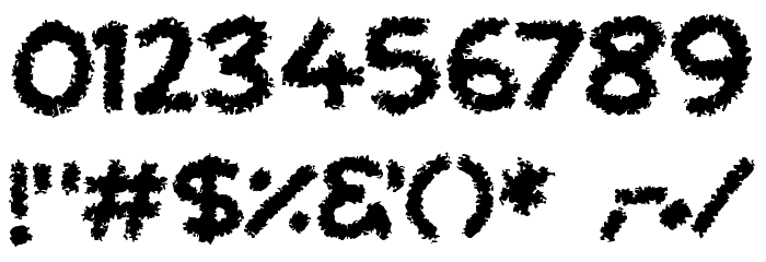 Miss Chalkboard Font Alte caractere