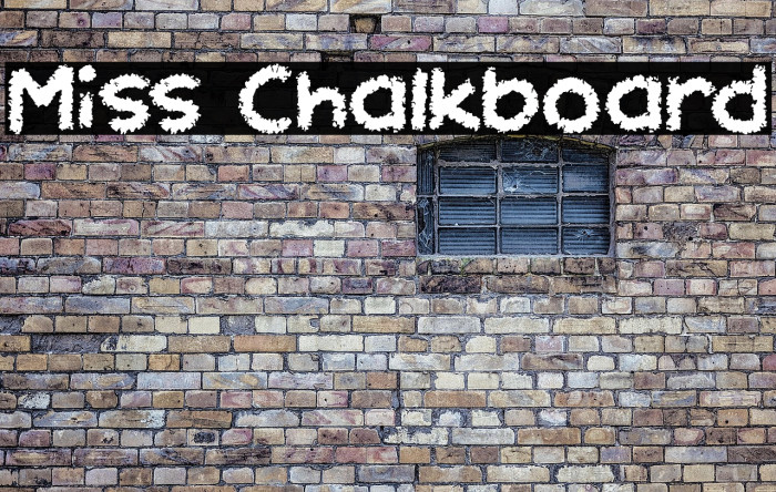 Miss Chalkboard Example 1