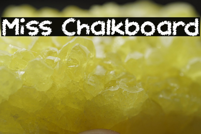 Miss Chalkboard Example 3