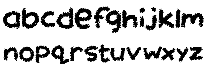 Miss Chalkboard Font Litere mici