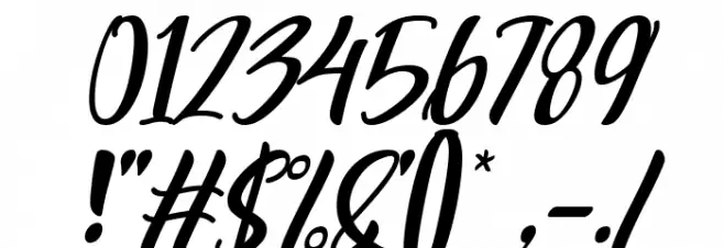 Miss Clara Italic Font OTHER CHARS