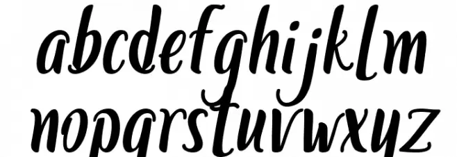 Miss Clara Italic Font Litere mici