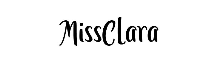 Miss Clara  Скачать бесплатные шрифты