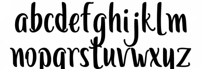 Miss Clara फ़ॉन्ट लोअरकेस