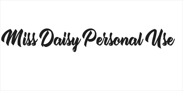 Miss Daisy Personal Use  Logo