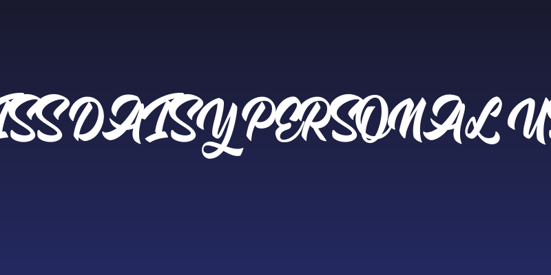 Miss Daisy Personal Use  Social Header