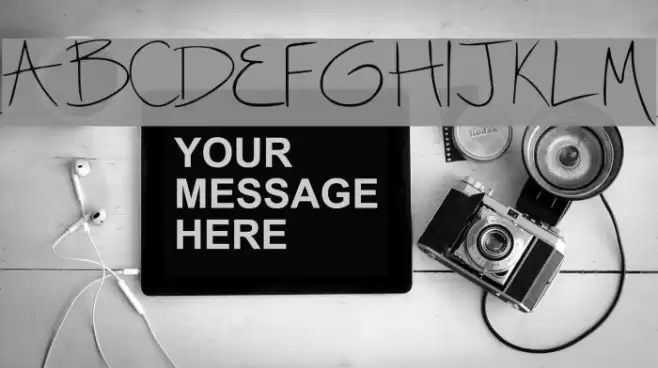 Miss Diikae Font examples