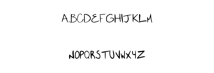 Miss Diikae Font LOWERCASE
