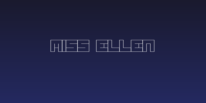 Miss Ellen Social Header
