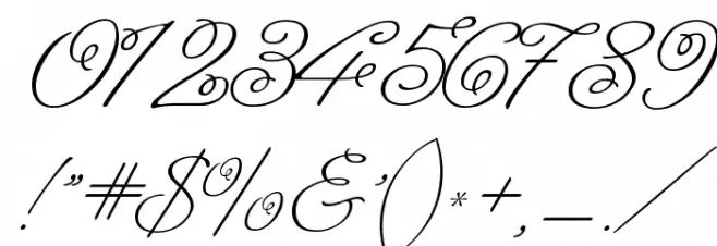 Miss Fajardose Regular Font OTHER CHARS