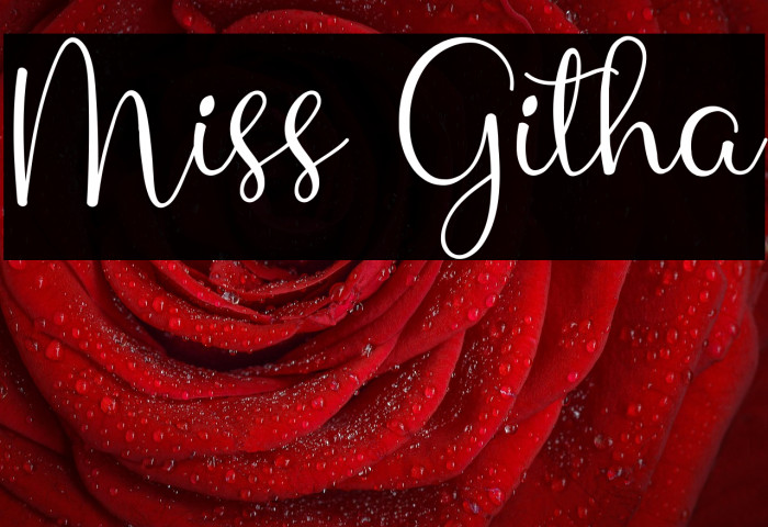 Miss Githa Example 2