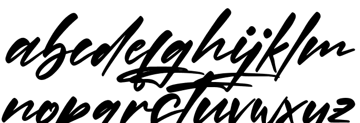 Miss Gymick Italic Polices MINUSCULES