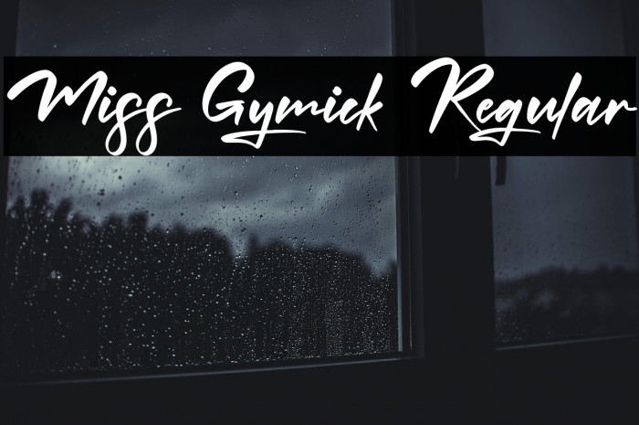 Miss Gymick Regular Example 2