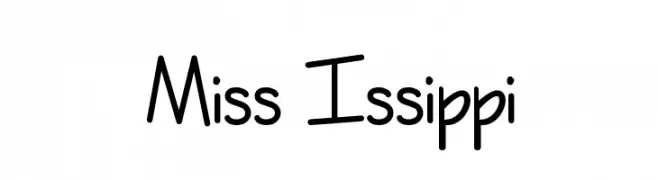 Miss Issippi  font caratteri gratis