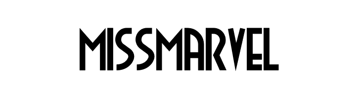 Miss Marvel Font