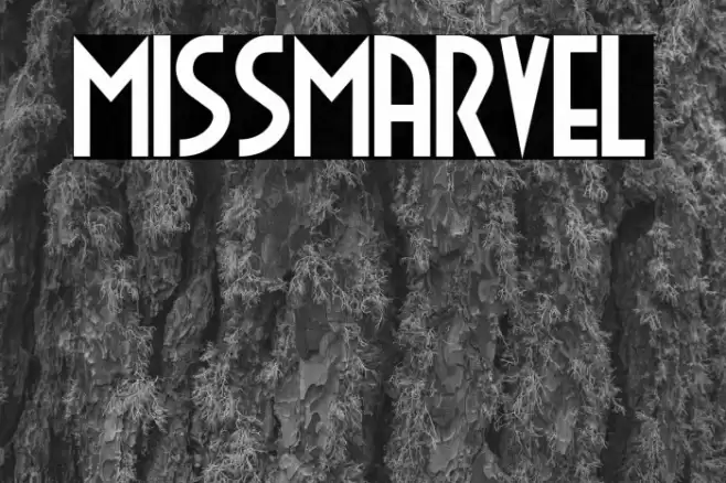 Miss Marvel Font examples