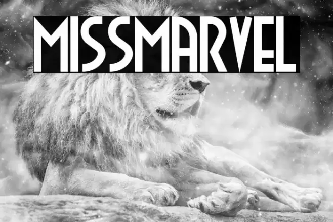 Miss Marvel Font examples