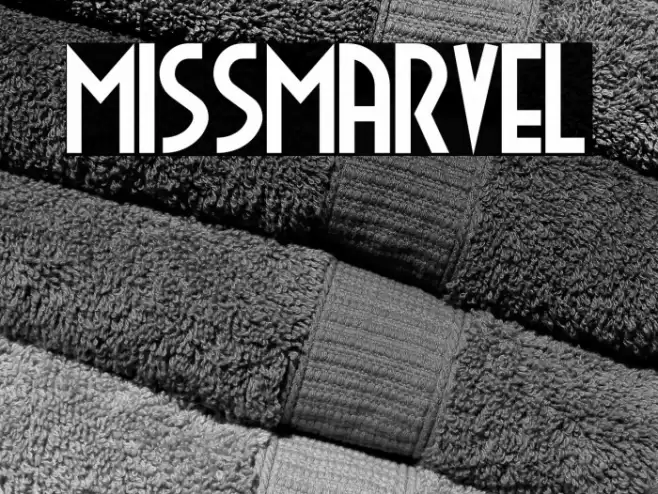 Miss Marvel Font examples
