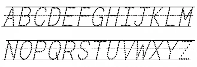 Miss Olsen's Classroom Italic Polices MAJUSCULES