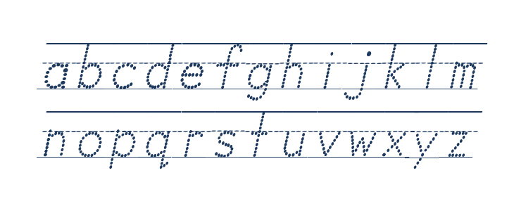 Miss Olsen's Classroom Italic Lowercase