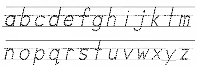 Miss Olsen's Classroom Italic फ़ॉन्ट लोअरकेस