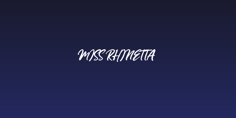Miss Rhinetta Social Header