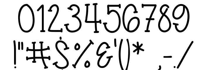 Miss Smarty Pants Font OTHER CHARS