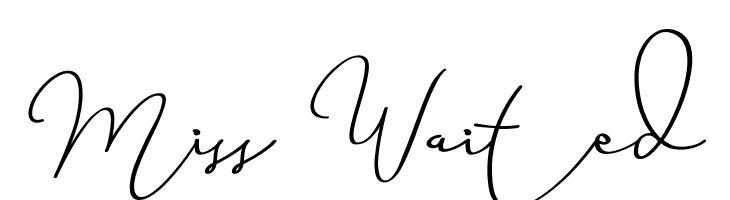 Miss Waited  font caratteri gratis