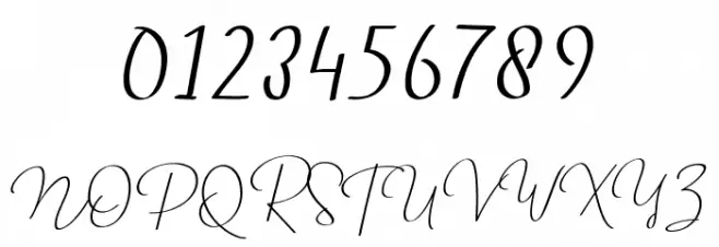 Miss Waited Font OTHER CHARS