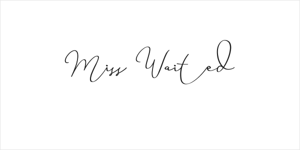Miss Waited Logo