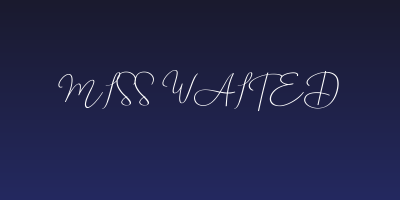Miss Waited Social Header