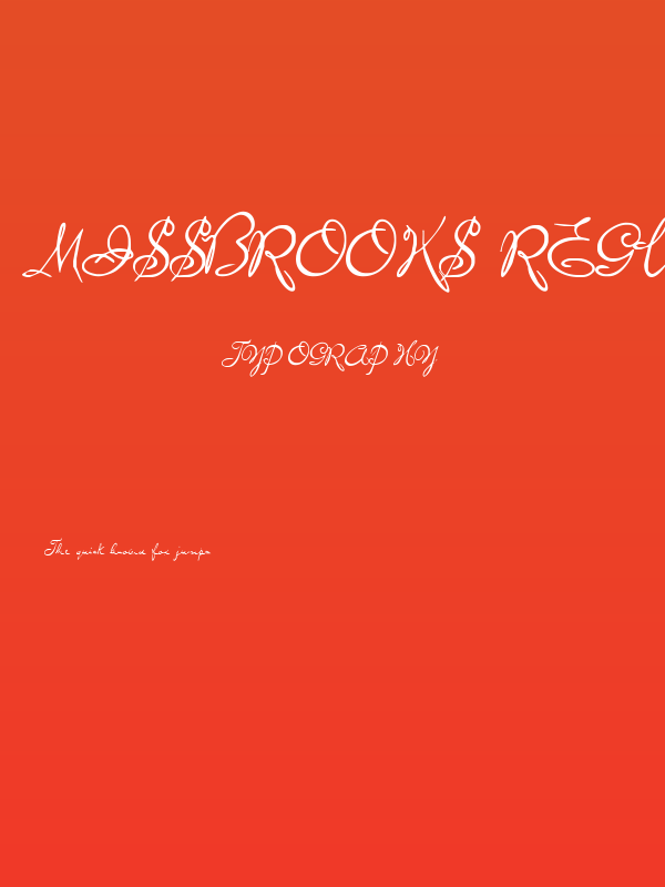 MissBrooks Regular Poster