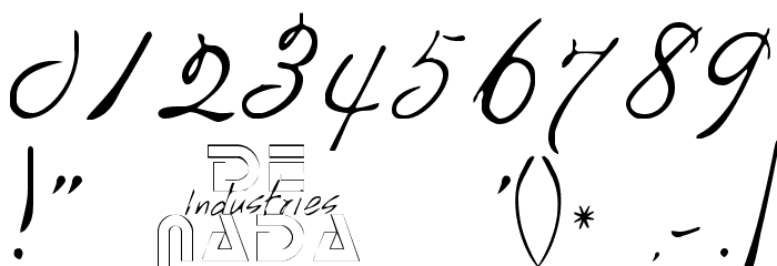 MissBrooks Font OTHER CHARS
