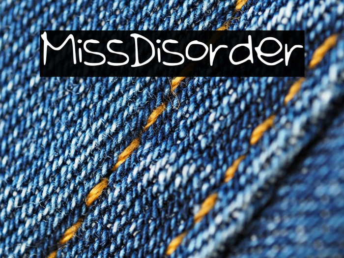 MissDisorder Example 3