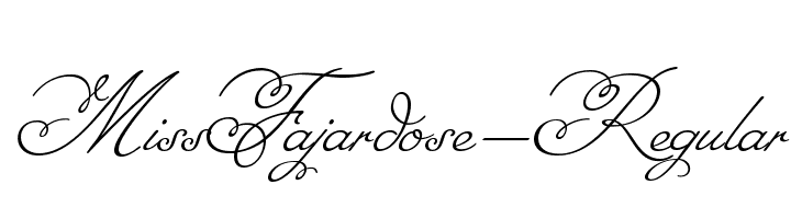 MissFajardose-Regular Font