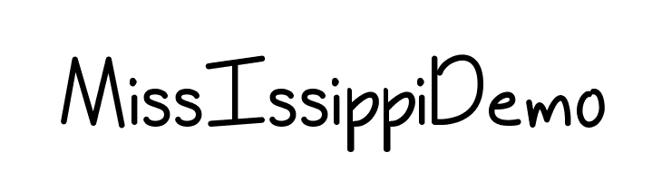 MissIssippiDemo  Скачать бесплатные шрифты