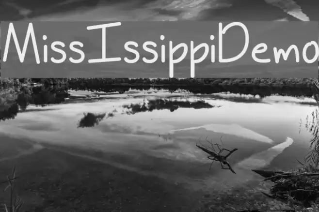 MissIssippiDemo Font examples